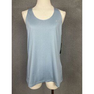 Under Armour Women's Light Blue HeatGear Racerback Tank Top Size Large NWT's.